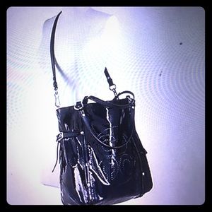 Coach Audrey Navy Patent